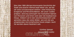 Flyer Buch "Colditz"