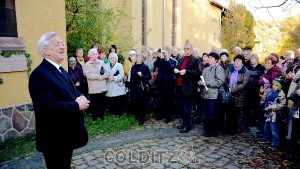 A. P. Bräuer erzählt aus dem Leben Bachs und dem Besuch dessen in Collmen