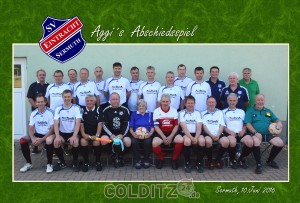 Die Sermuther "Alten Herren" zum Abschiedsspiel