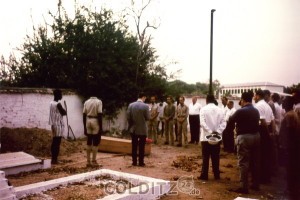 Das Begräbnis Helmut Drechslers in Fort Archambault / Zentralafrika (Foto: D-Archiv)
