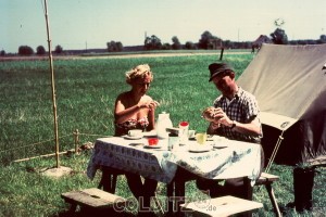 1952 - Unterwegs mit seiner Frau Gretel (Foto: D-Archiv)