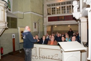 In der Schlosskirche, durch die der Fluchttunnel führte