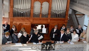 Gemeinsamer Auftritt - die Colditzer Kantorei und der Kirchenchor Erlbach / Zschirla