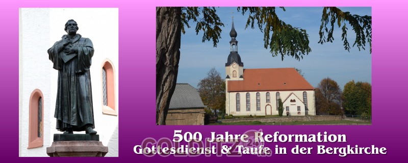 Gottesdienst zur Reformation in Schönbach