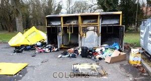 Vernichtete Kleidersammlung