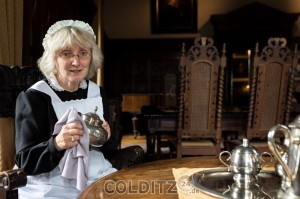 Plauderei mit dem Zimmermädchen (Foto: A. Binder)