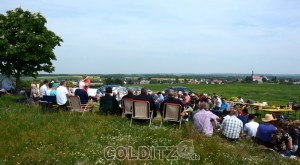 Gottesdienst auf dem Steinhübel