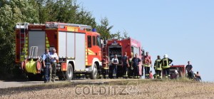 Mehrere Feuerwehren angerückt...