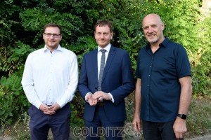 BM Zillmann, MP Kretschmer und LTA Kirmes in Colditz