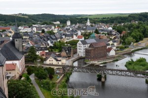 Blick von einer Jupe über die Stadt