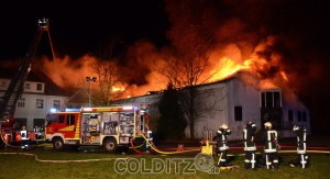 Brand Europahaus Colditz 2013