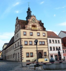Das Colditzer Rathaus vor der Sanierung