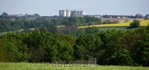 Am Horizont - die Milchviehanlage Methau