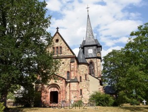 Die St.-Gugolf-Kirche in Kohren-Sahlis