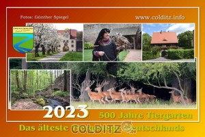 Der Kalender "500 Jahre Colditzer Tiergarten" Format 20x30