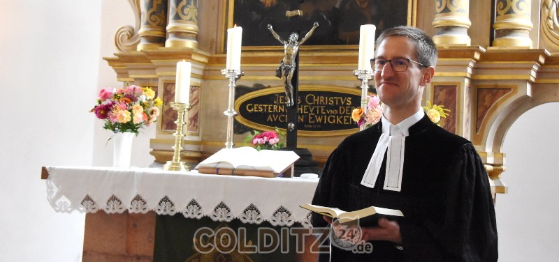 Pfarrer Ulrich Jasmer stellt sich der Kirchgemeinde Colditz vor