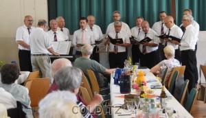 Der Colditzer Männerchor "Liedertafel" bringt Euch ein Ständchen