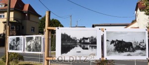 Alte Fotos im ganzen Dorf erzählen viel von der Geschichte
