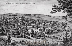 Hohnbach vor rd. 120 Jahren (Zeichnung von C. Krepel)