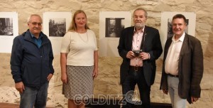 Die Hauptinitiatoren der Ausstellung - (v.li.) Rainer Rakow, Regina Thiede, Thomas Pantke und Peter Knierriem