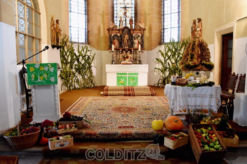 Erntedankfest in der Zschirlaer Kirche