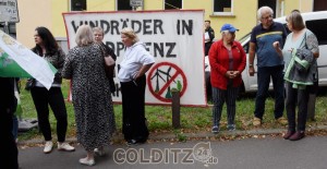 Auch die BI "Gegenwind Colditz" war vertreten