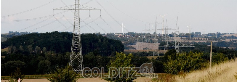 Ein absurder Blick von Leuphan gen Hausdorf - Bockwitz