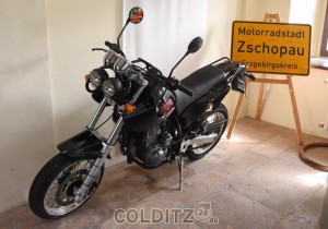 Angekommen in der Motorradstadt Zschopau
