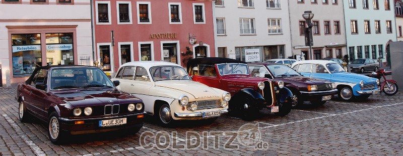 Start wie immer auf dem Colditzer Markt - Gute Fahrt