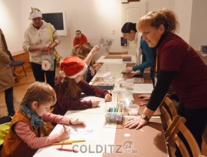 Wir malen schnell noch unseren Wunschzettel