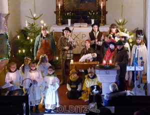 Das Christkind in der Collmener Kirche