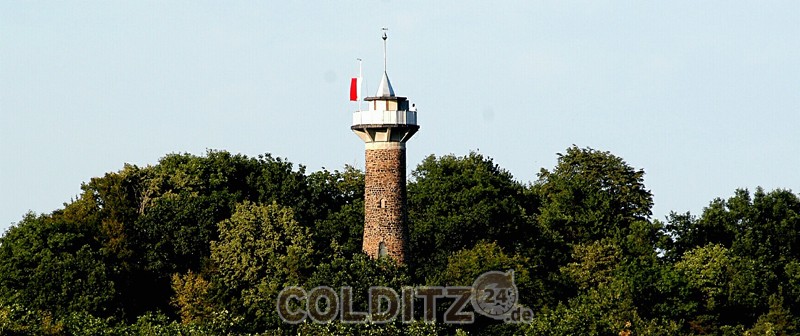 Weithin sichtbar; der Colditzer Heimatturm