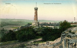 Auf dem Felssporn steht der Aussichtsturm