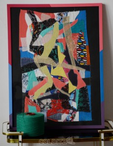Textile Gestaltung; verbunden mit enormer Handarbeit